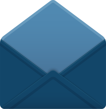 envelope with paper card illustration design. png