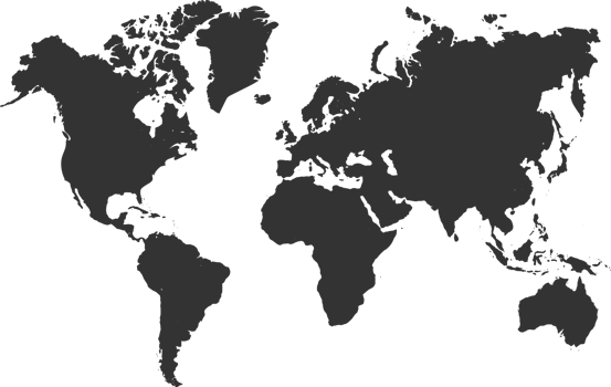 World Map Silhouette.Global Mapping in the Digital Age illustration png