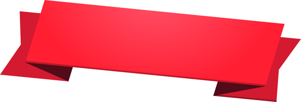 Silk Red Ribbon and Label Illustration png