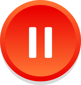 Stop button icons. For website and mobile apps png