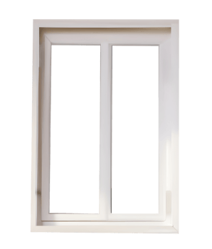 Closed window frame. png