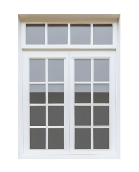 Closed window frame. png