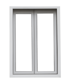 Closed window frame. png