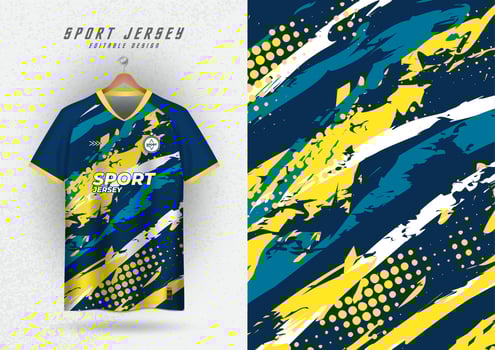 Background for sports jersey, soccer jersey, running jersey, racing jersey, pattern, brush, yellow vector