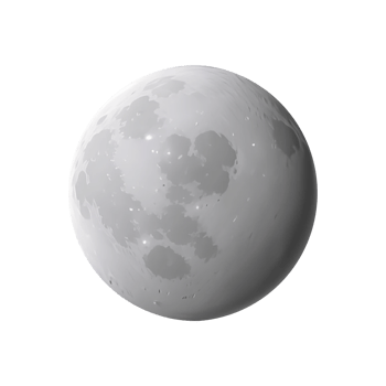 3d render Ramadan moon png