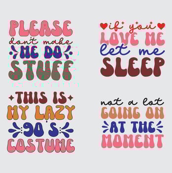 Lazy t-shirt design vector