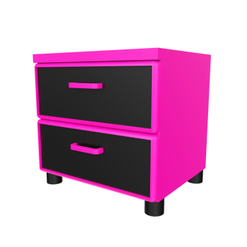 Nightstand isolated on transparent png