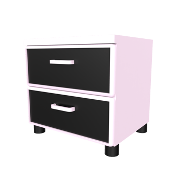 Nightstand isolated on transparent png