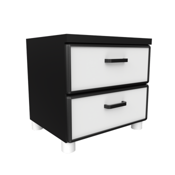 Nightstand isolated on transparent png