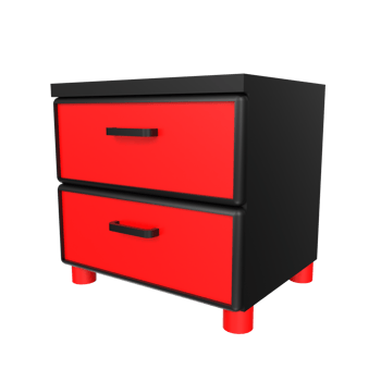 Nightstand isolated on transparent png