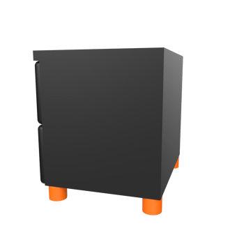 Nightstand isolated on transparent png