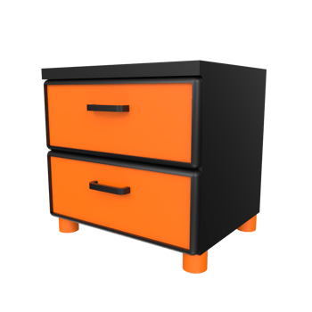 Nightstand isolated on transparent png
