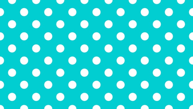 white color polka dots over dark turquoise cyan background vector