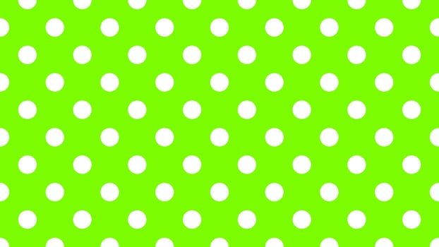 white color polka dots over lawn green background vector