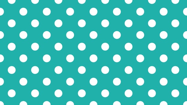 white color polka dots over light sea green cyan background vector