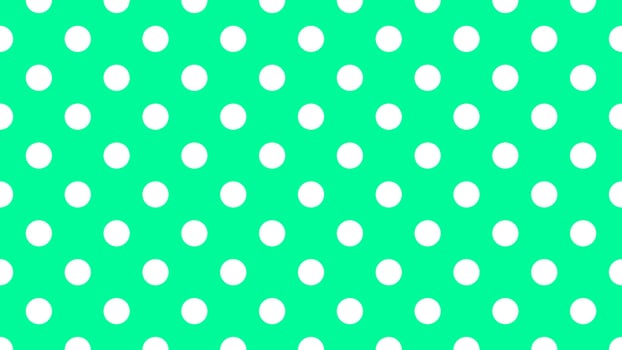 white color polka dots over medium spring green background vector