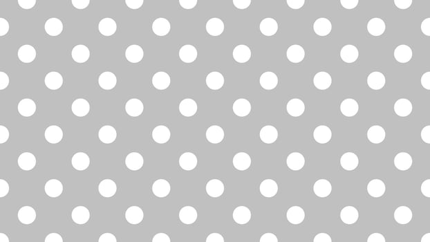 white color polka dots over silver grey background vector