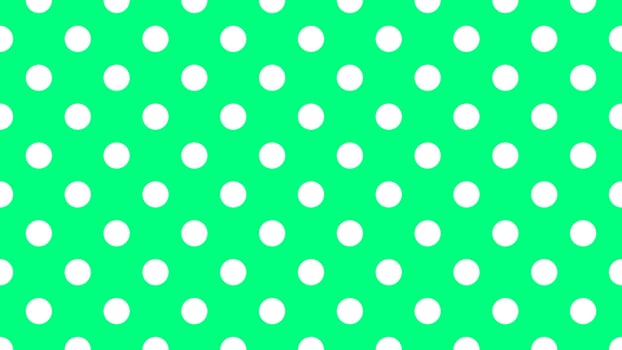white color polka dots over spring green background vector