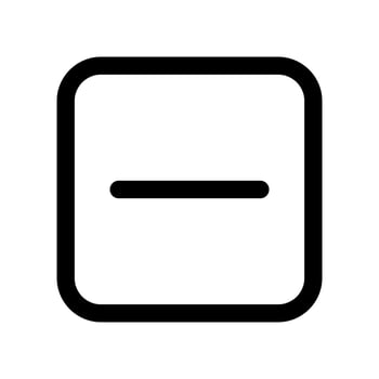 minus icon for your website design, logo, app, UI. vector