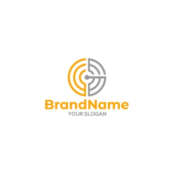 Circle MWG Logo Design Vector