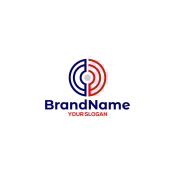Circle CW Logo Design Vector