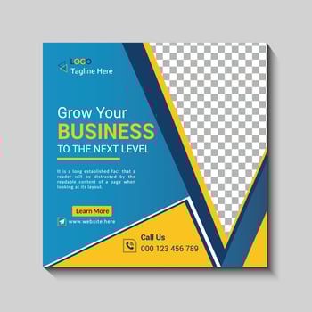 Business Social Media Post Design vector