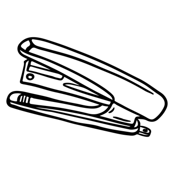 Stapler line art png