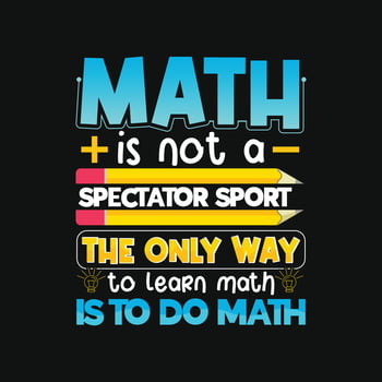 Math T-shirt Design vector