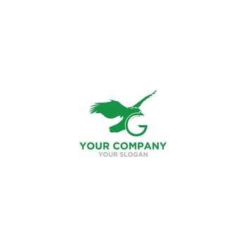 G Eagle Logo Design Vector