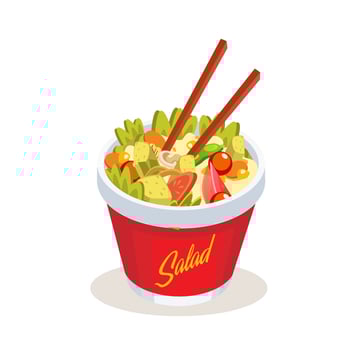 collection of american food designs vector