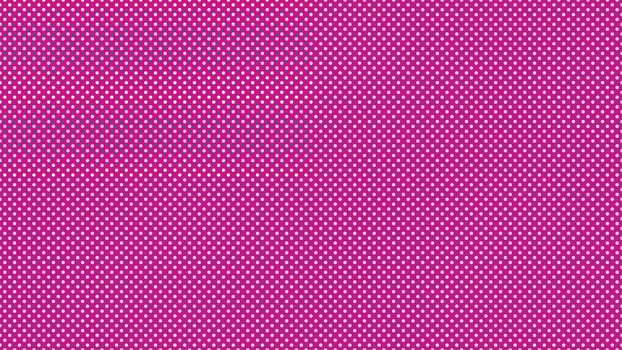 white color polka dots over medium violet red pink background vector