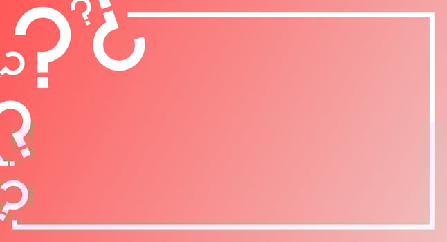 Square background with question mark illustration. vector