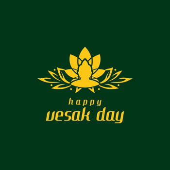 happy vesak day vector