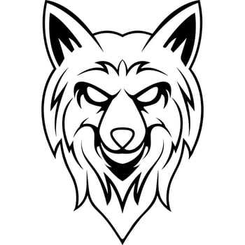 husky icon animal mascot vector