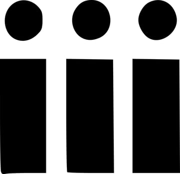 black logo icon vector