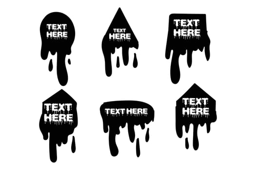 Banner label vector design