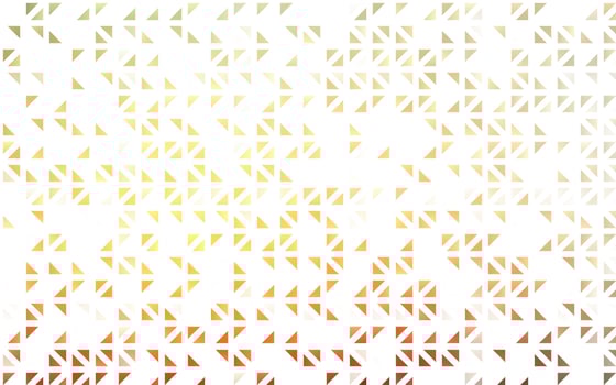 Light Yellow, Orange vector backdrop with lines, triangles.