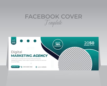 Creative Corporate Social Media Design Cover Template vector