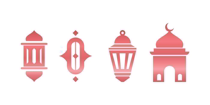 islamic elements,ramadan,fasting Eid vector decoration