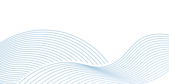 Wave lines smooth flowing dynamic multicolor gradient isolated on transparent background png