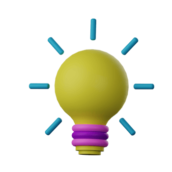 Lamp Idea 3D Icon png