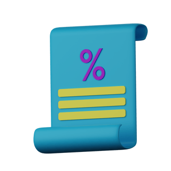 Invoice 3D Icon png