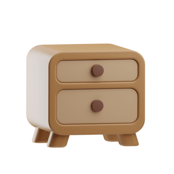 home furniture Cabinet illustration 3d png
