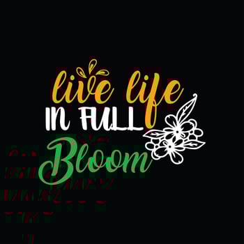 Spring T-shirt Design vector