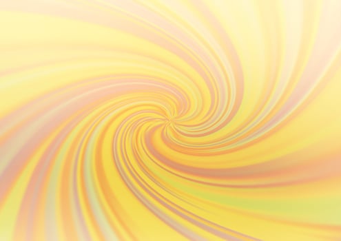 Light Yellow, Orange vector blurred shine abstract template.