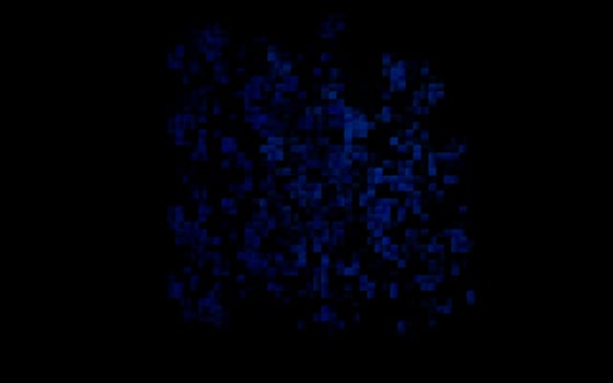 Dark BLUE vector cover in polygonal style.