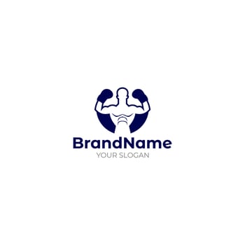 Logo Fit Boys Boxing Club Boxing Training vector
