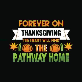 Thanks Giving Day T-shirt Design vector