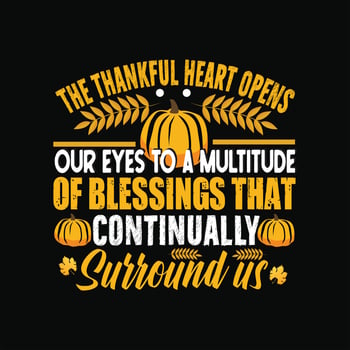 Thanks Giving Day T-shirt Design vector