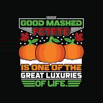 Thanks Giving Day T-shirt Design vector